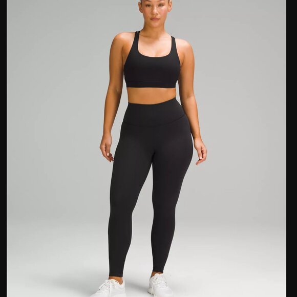 Lululemon Wunder Train Contour Fit High Rise - 25" Inseam - Black - Size 6 - Picture 1 of 7